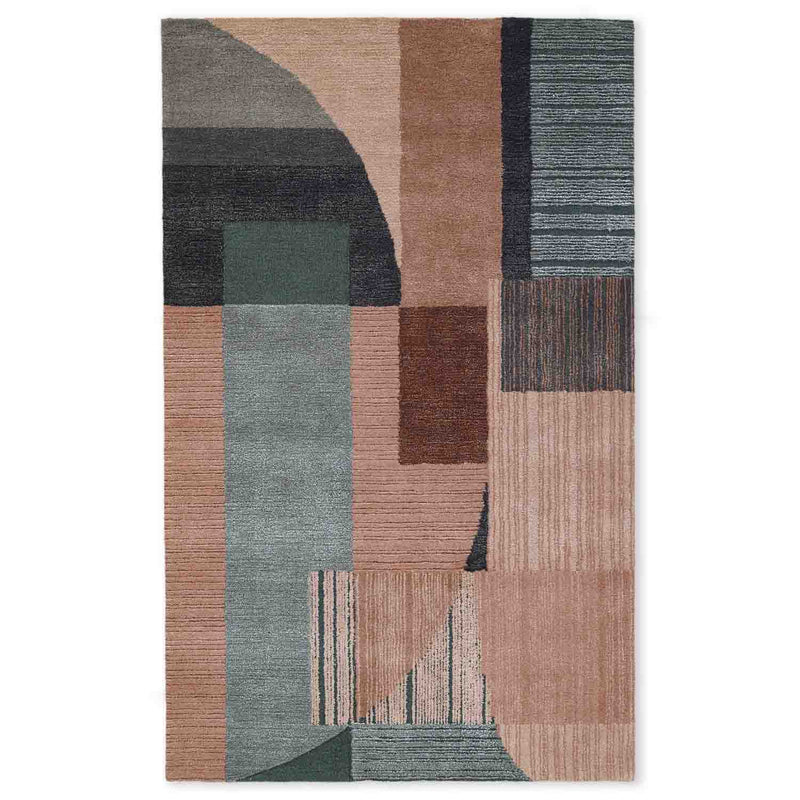 Tessel Hand Tufted Woollen And Viscose Rug