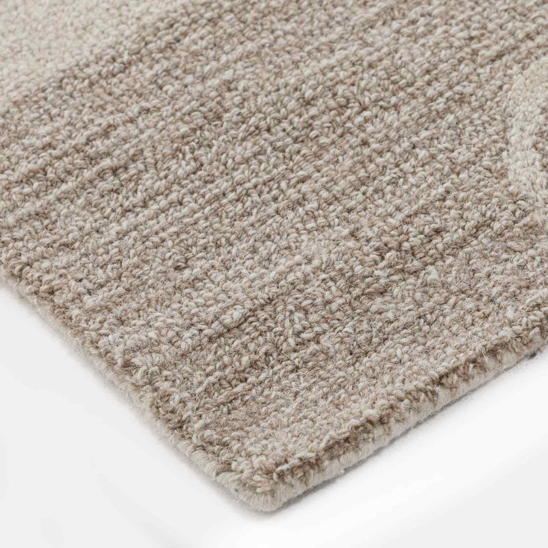 Wood Block Hand Tufted Woollen Rug