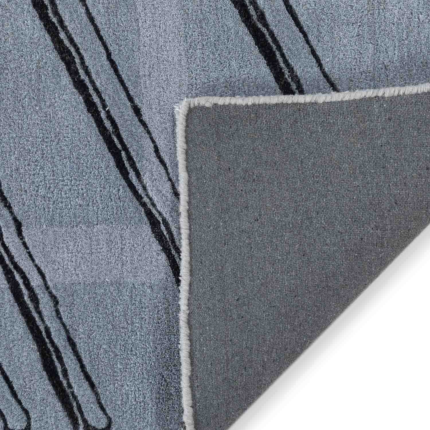 Bend It Like Steel Hand Tufted Woollen And Viscose Rug By Shripal Munshi