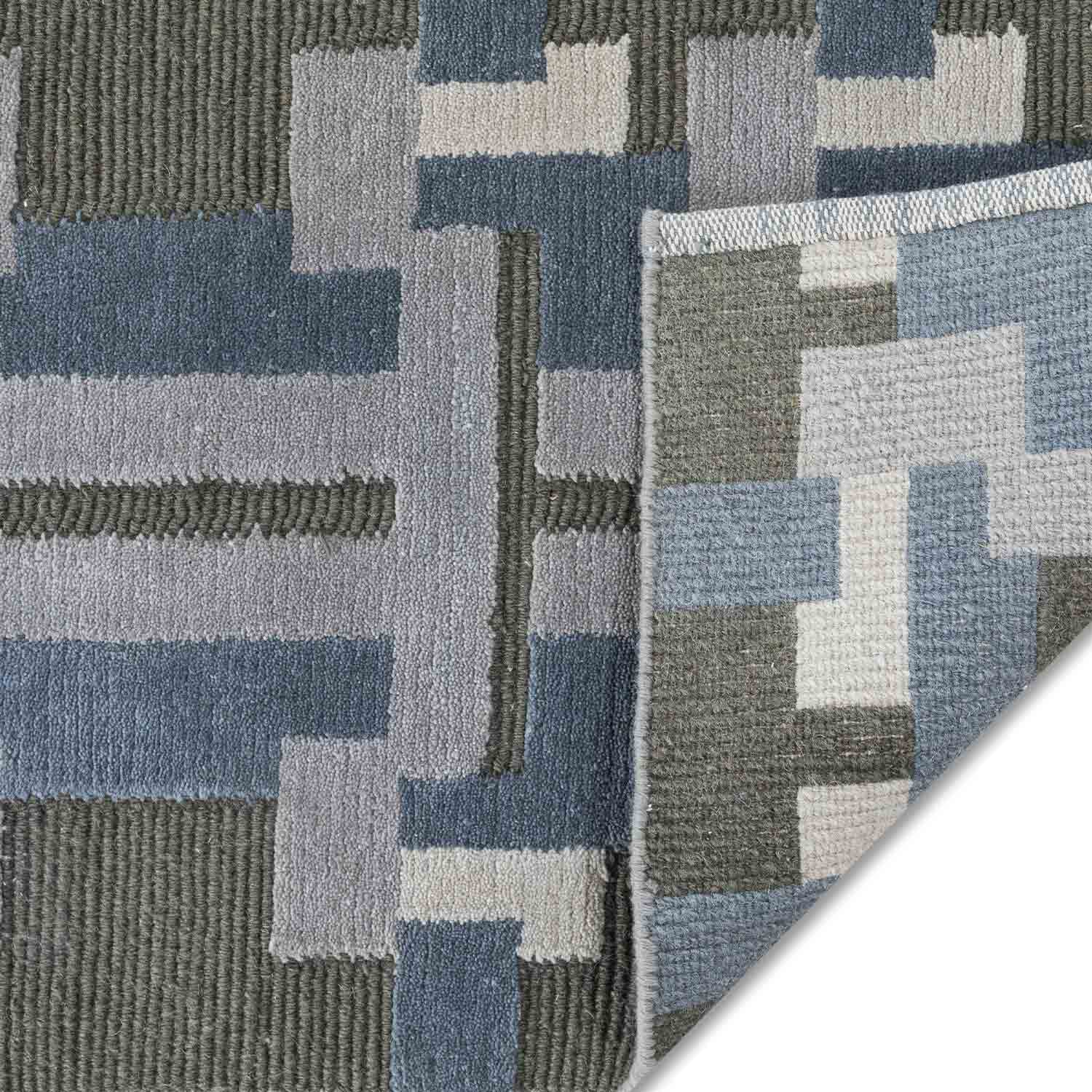Rhythm Hand Knotted Wool Rug By Shripal Munshi
