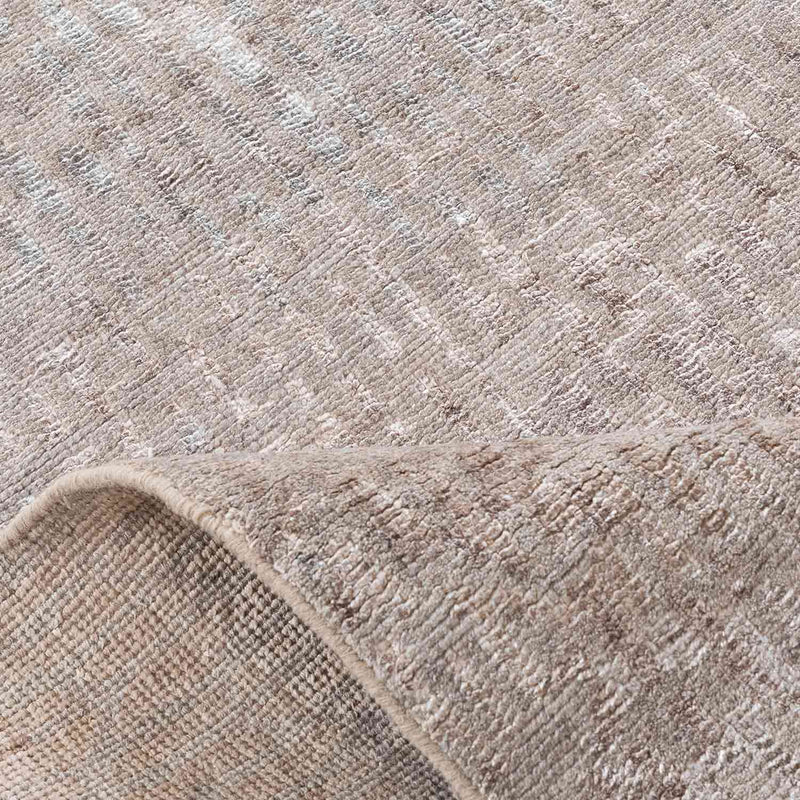 Ombre Hand Knotted  Wool And Viscose