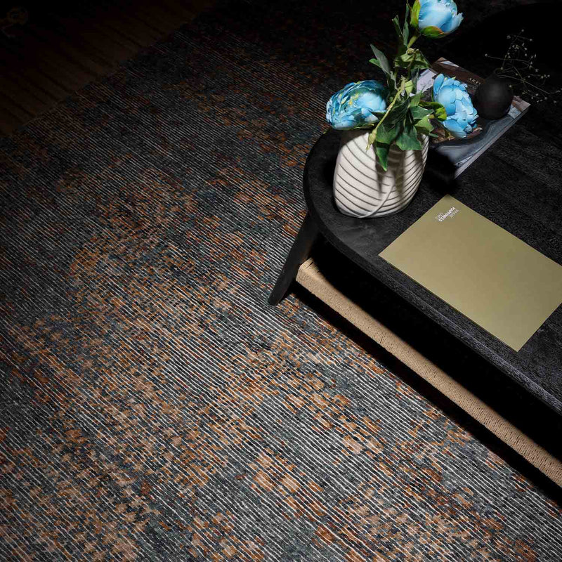 Terra Hand Knotted Viscose And Jute Rug