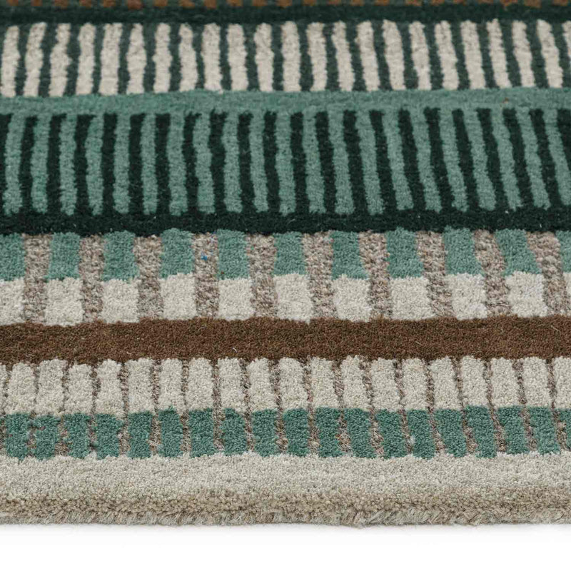 Linear Hand Tufted Woollen Rug