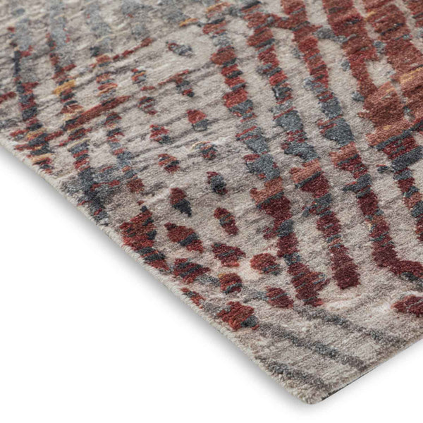 Mia  Hand Knotted Woollen And Silk Rug