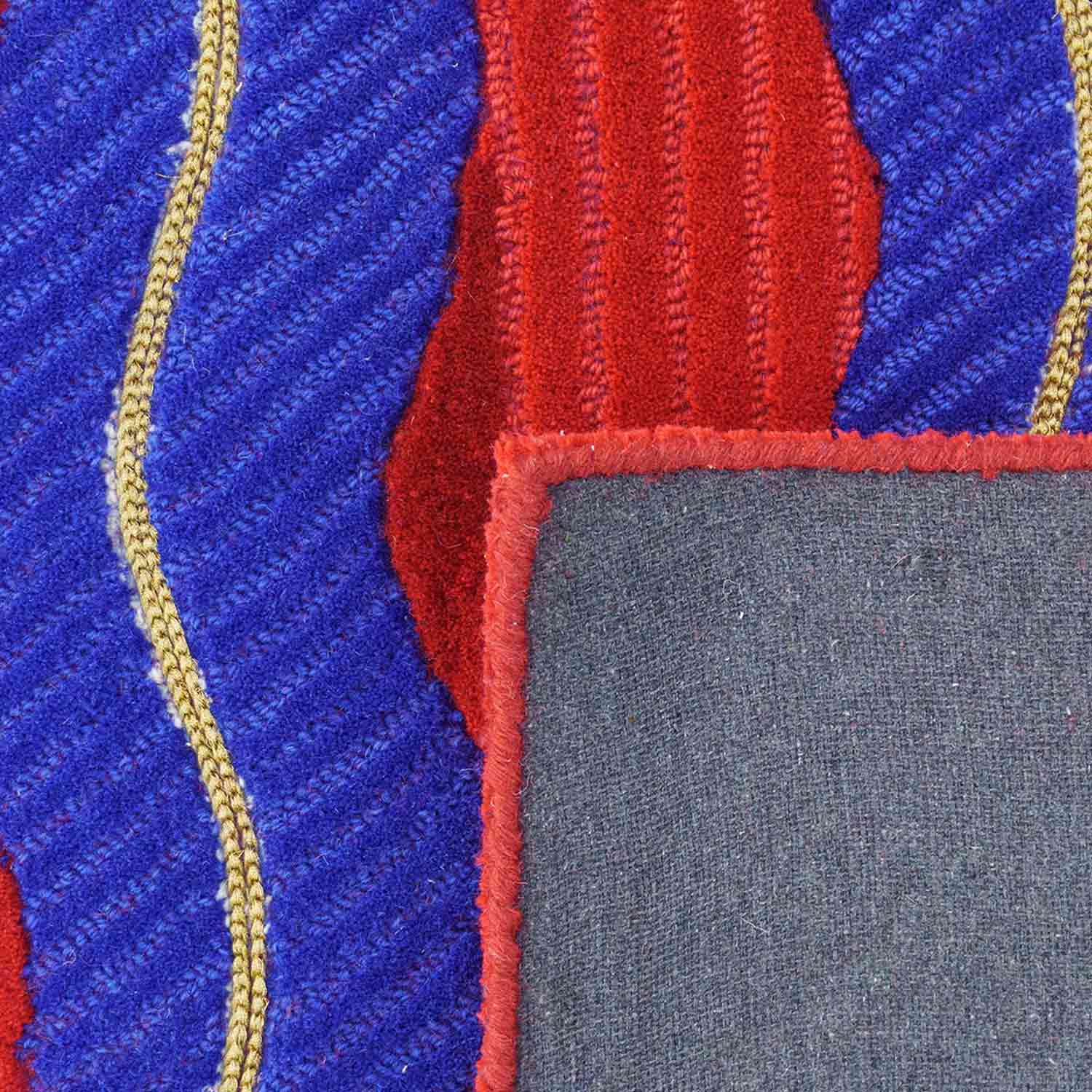 Stair-wave Hand Tufted Woolen Rug