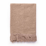 Cotton Dobby Design Biscuit Throw