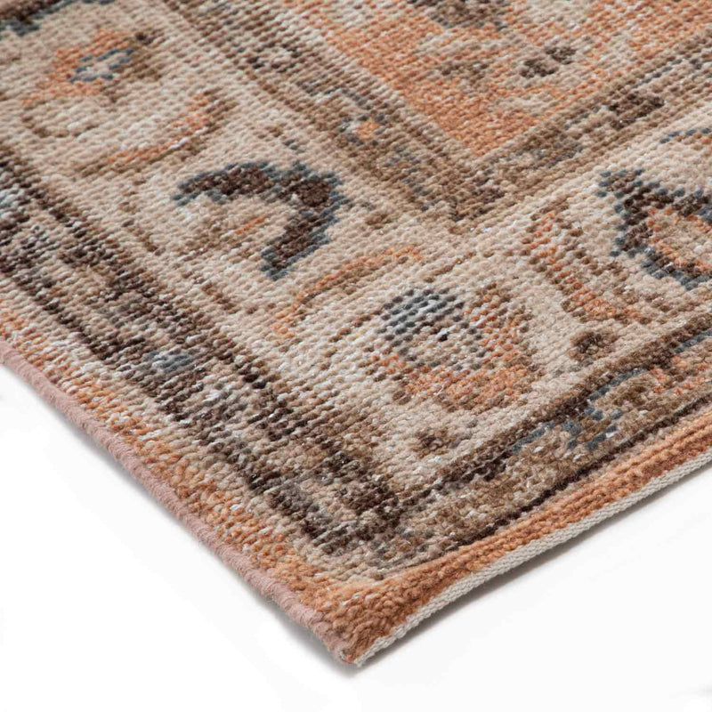 Medallion Hand Knotted Woollen And Cotton Rug