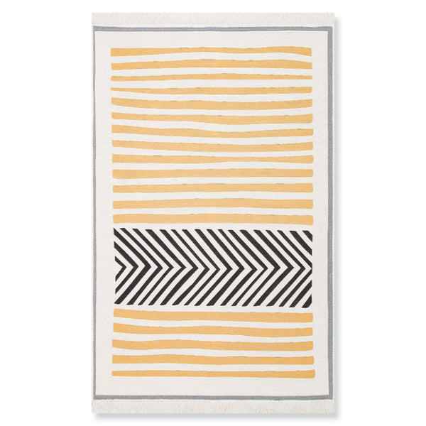 Metric Recycled Cotton Reversible Kilim