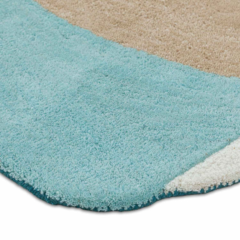 Glacier Woollen And Cotton Rug
