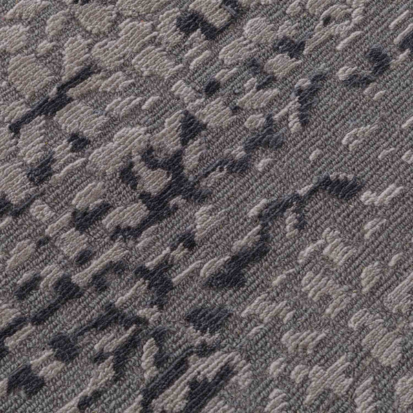 Brown-Whine Hand Knotted Woollen Rug