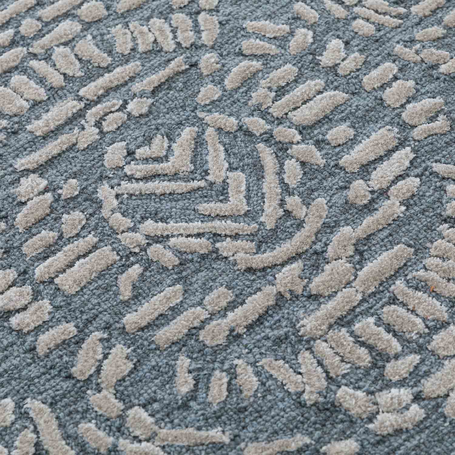 Edrce Hand Tufted Woollen And Viscose Rug