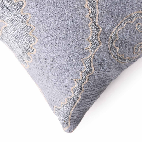 Shenai Embroidered Cotton Cushion Cover