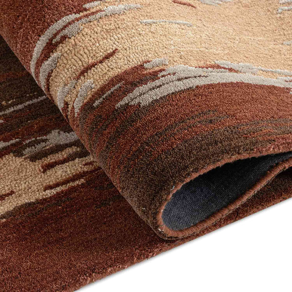The Earth Hand Tufted Woollen And  Viscose Rug