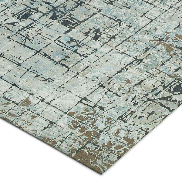 Enclavee Hand Knotted Woollen And Viscose Rug