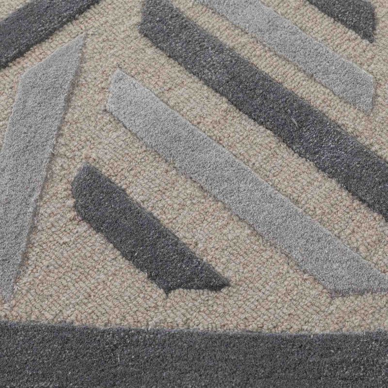 Braheem  Hand Tufted Woollen And Viscose Rug