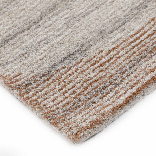 Bronze Hand Tufted Woollen And Viscose Rug