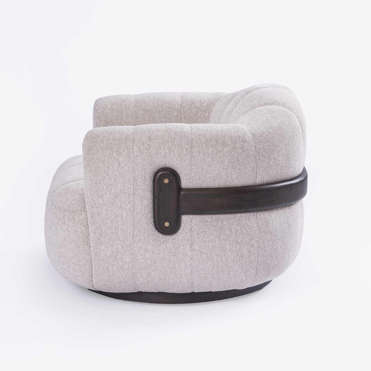 Maro Swivel Armchair- Sand