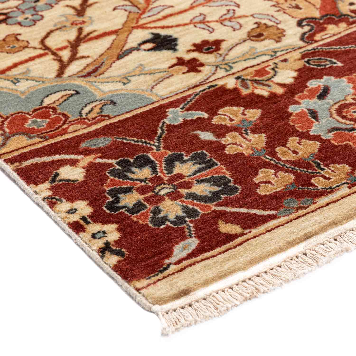 Sicklee Leaf Hand Knotted Woollen Rug