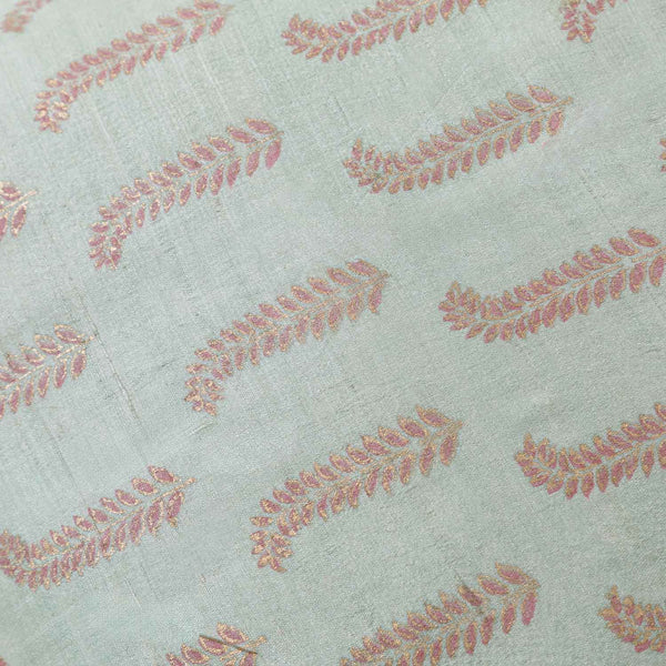 Resham Silk block printed and gold printed Cushion Cover