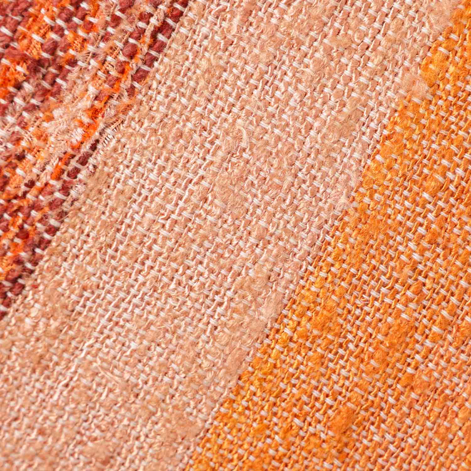 Sunset Woven Chambray Cotton Lumbar Cushion Cover