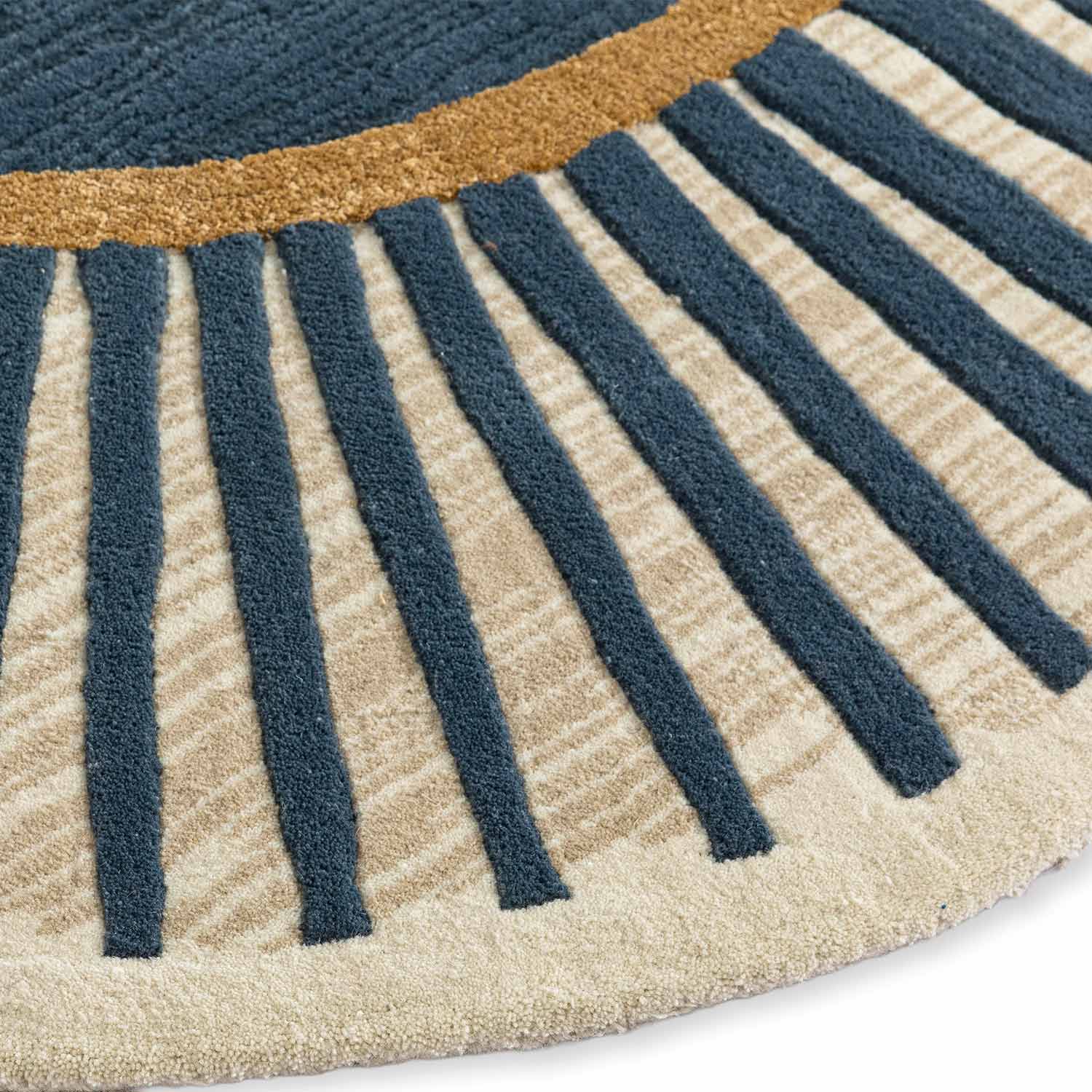 Ghoom Hand Tufted Woollen And Viscose Rug