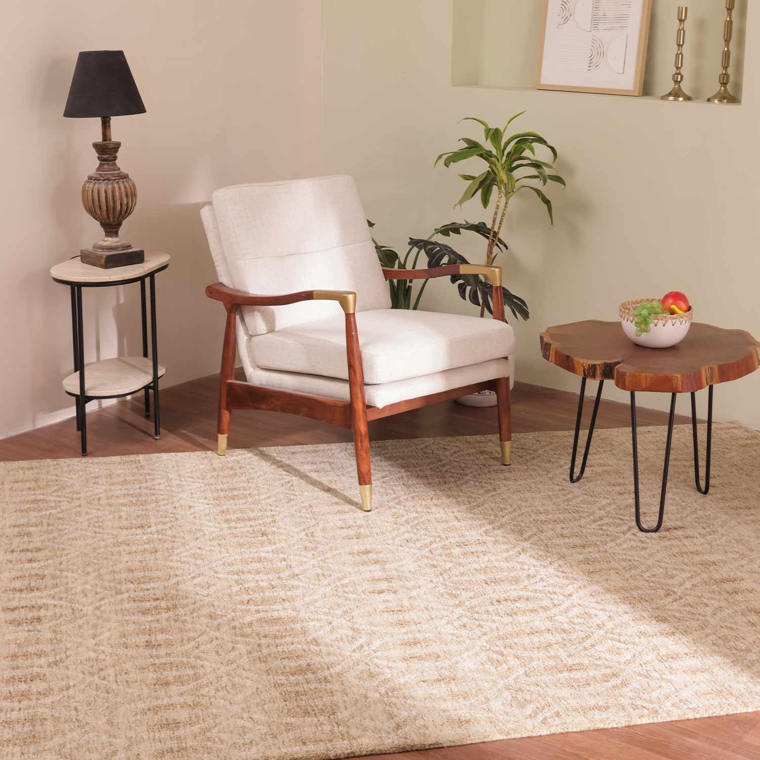 Shabnam Hand Tufted Wollen  Rug