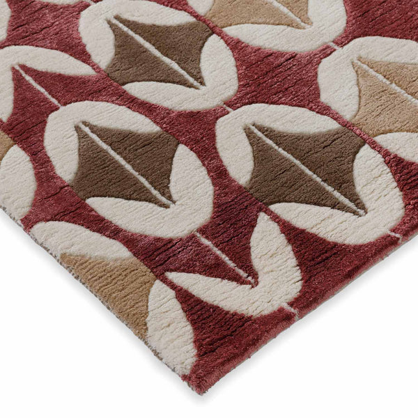 Shigatse Hand Knotted Woollen And Viscose Rug