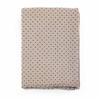 Dawn Cotton Jacqaurd and Embroidered Throw