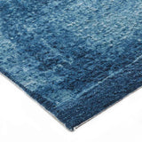 Azure Hand Knotted Woollen And Silk Rug