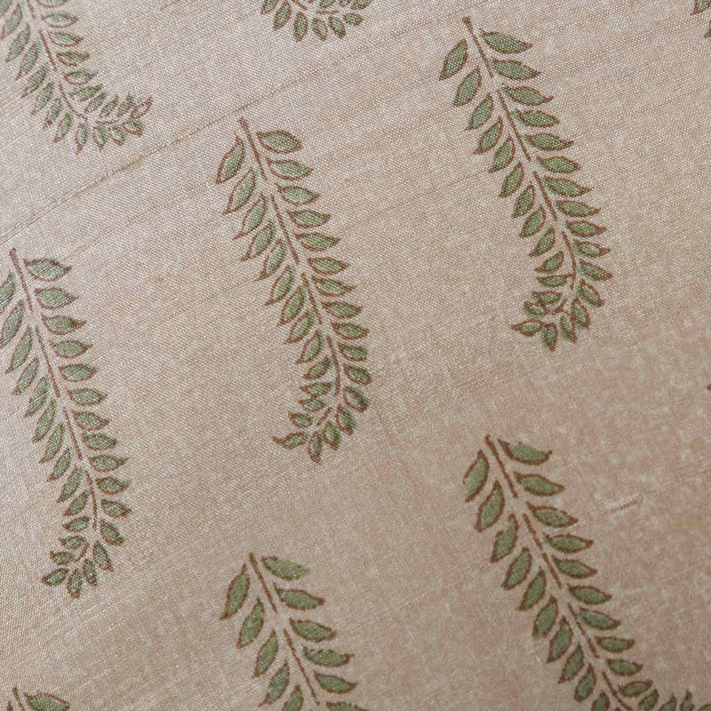 Ajrakh Silk block printed Cushion Cover