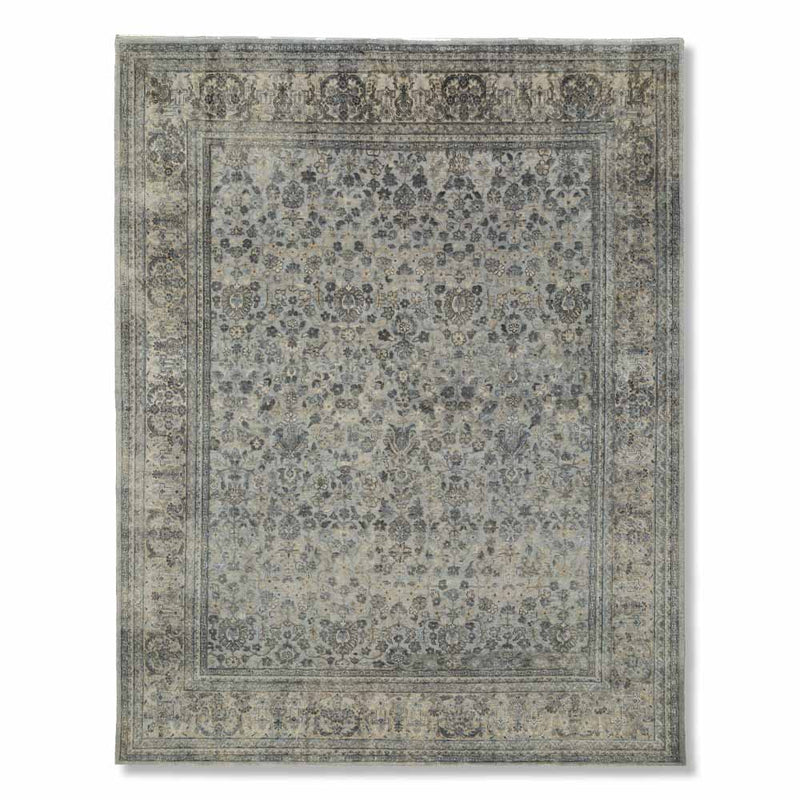 Wini Hand Knotted Woollen And Silk Rug