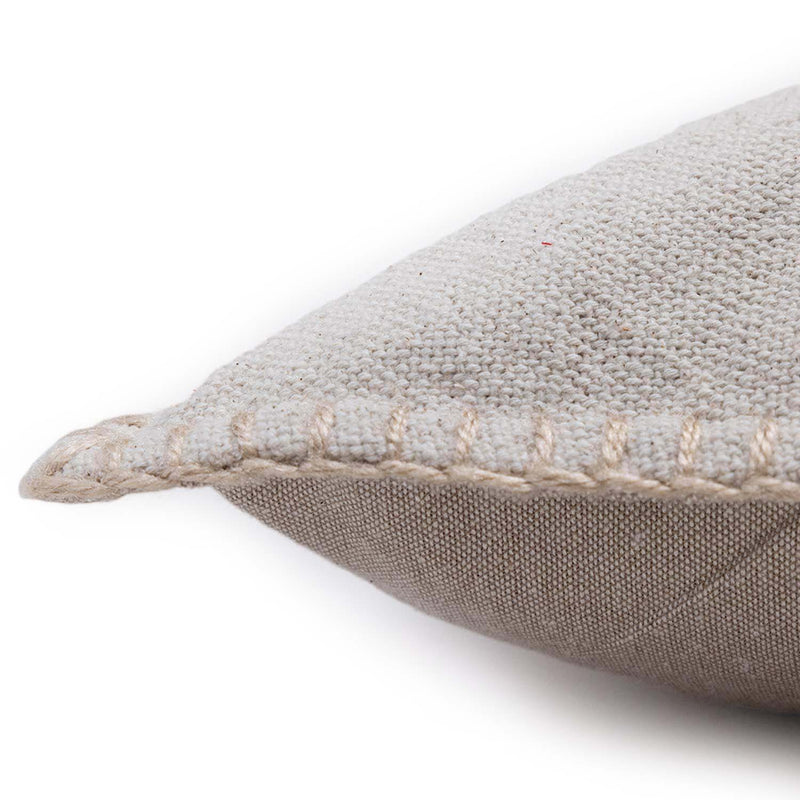 Strypes Woven Cotton Chambray Cushion Cover