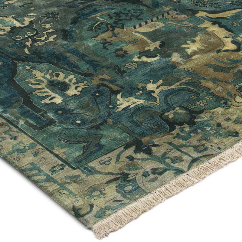 Amber Hand Knotted Woollen Rug