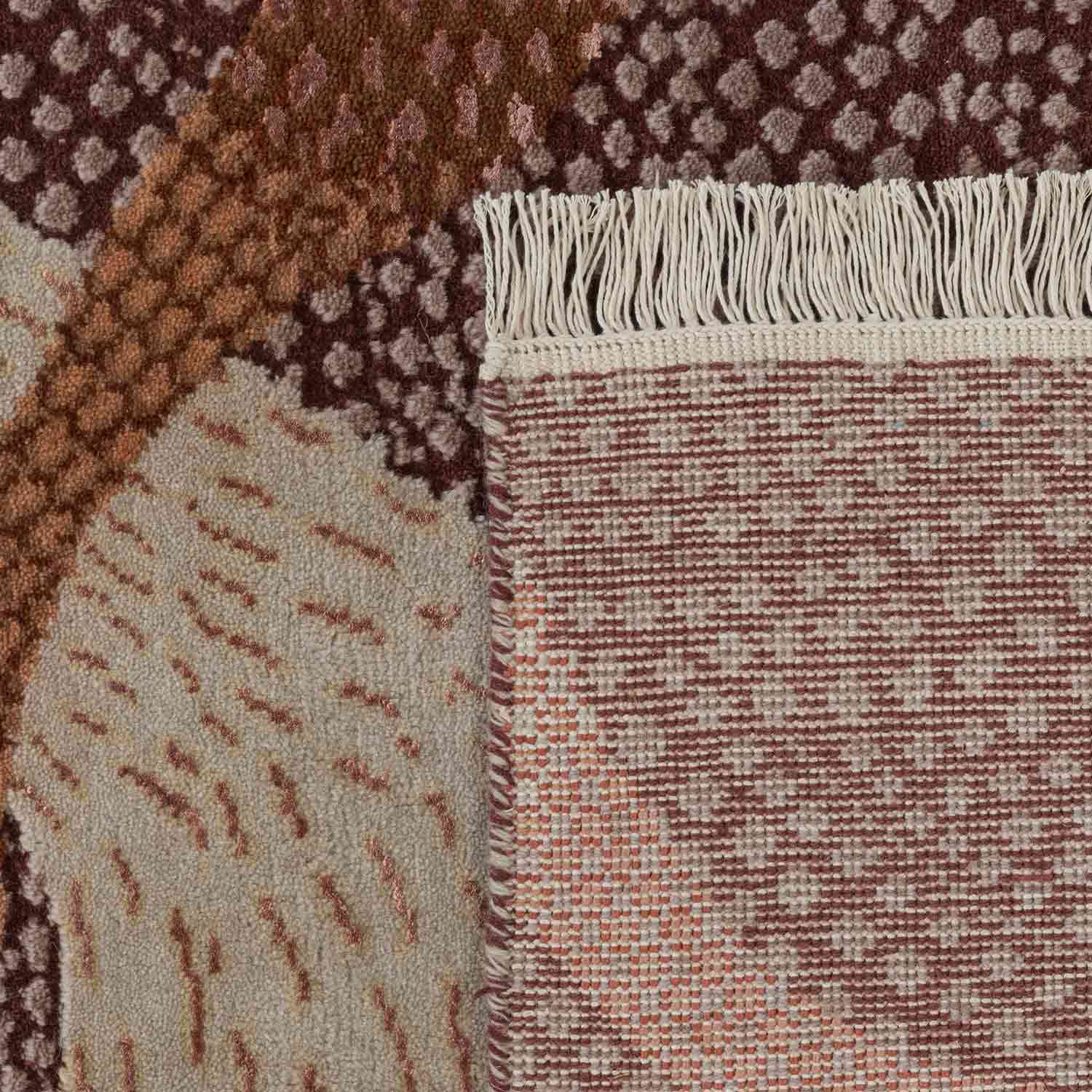 Udaan Hand Knotted Woollen And Viscose Rug