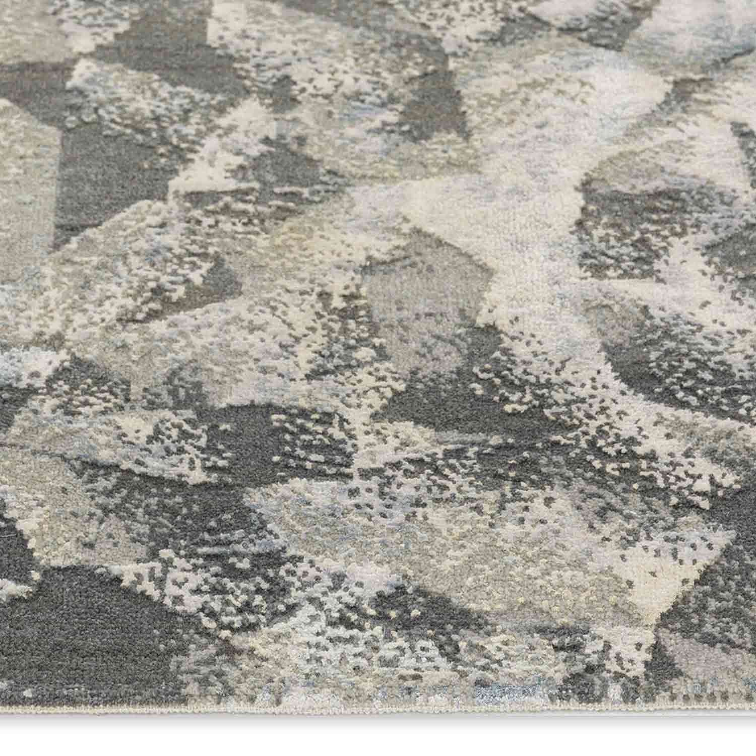Storme Hand Knotted Woollen And Viscose Rug