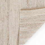 Textured Flatweave Wool And Jute Dhurrie