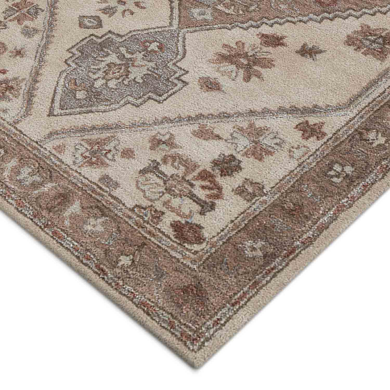 Zardozi Hand Tufted Woollen And Viscose Rug