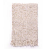 Cotton Jacquard Nutmeg Throw