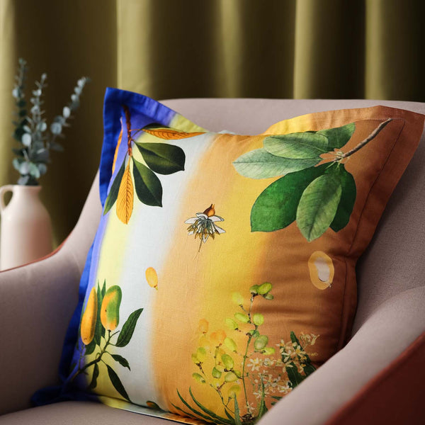 Solice Digital Printed Woollen And Silk Cushion By Mariella Ienna