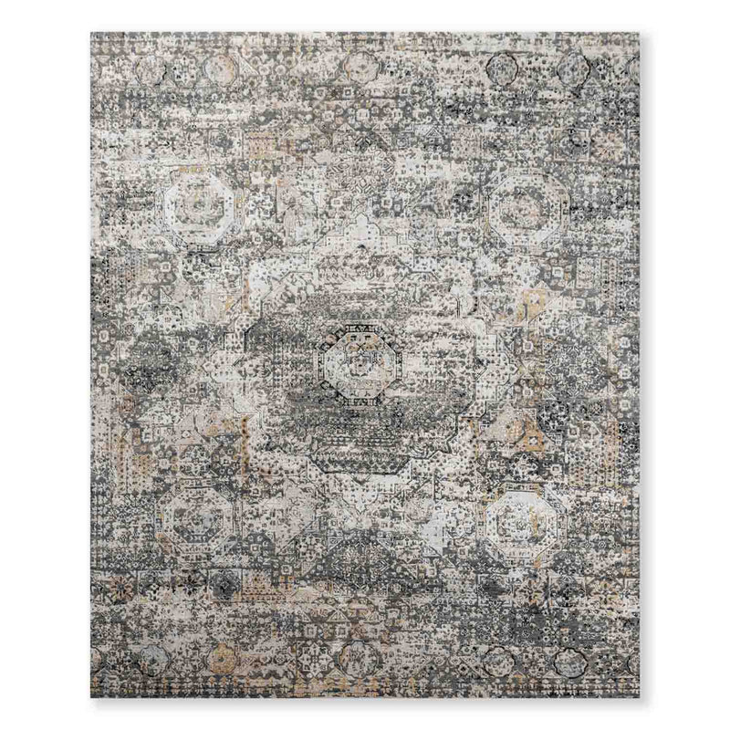 Achellys Hand Knotted Woollen and Silk Rug