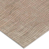 Wave- Beige Hand Knotted Woollen and Cotton Rug By Abraham & Thakore