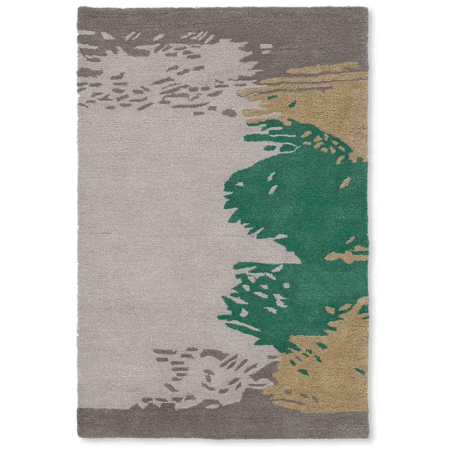 Comu Hand Tufted Woollen And Polyester Rug