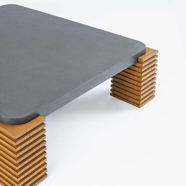 Madison Oak Coffee Table - Black