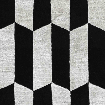 Tibetan Hand Knotted Woollen And Viscose Rug