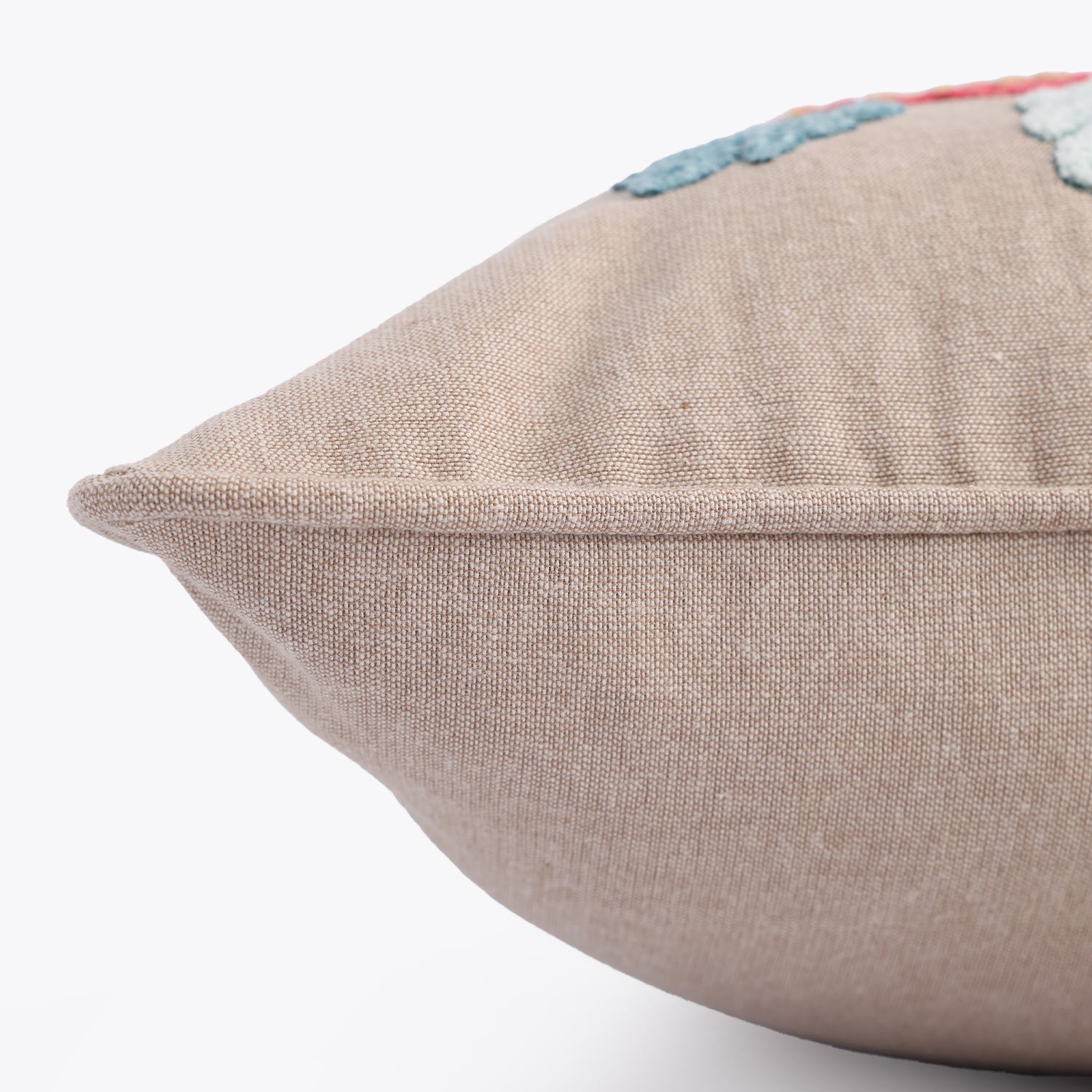 Meadowelle Embroidered Cotton Lumber Cushion Cover