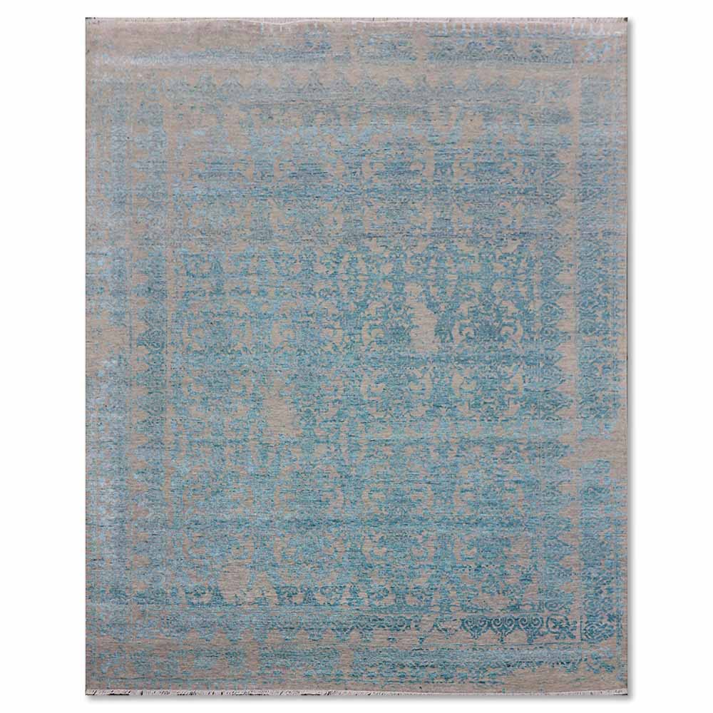 Risa Hand Knotted Woollen And Viscose Rug