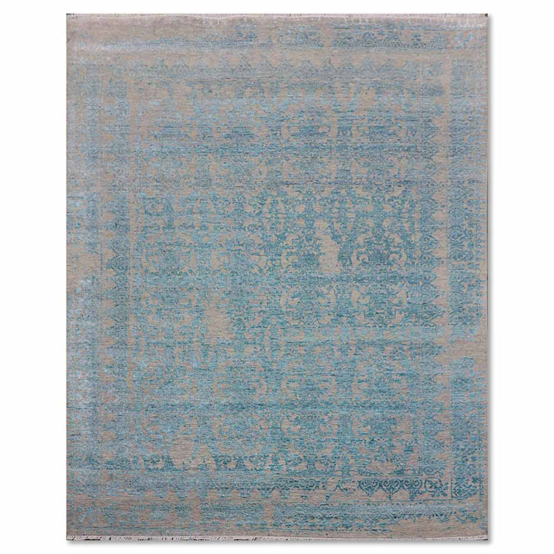 Risa Hand Knotted Woollen And Viscose Rug
