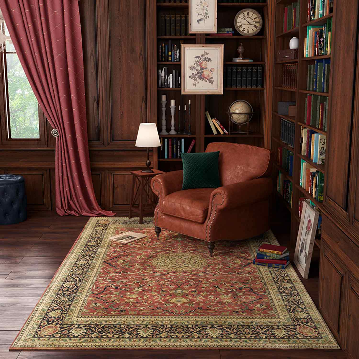 Sultaanabad2 Hand Knotted Woollen Rug