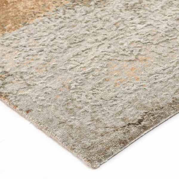 Cantaloupe  Hand Knotted Woollen And Silk Rug