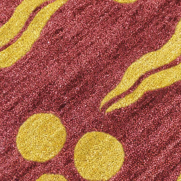 Chintamani reprise Hand Tufted Woolen Rug By Eeshaan Kashyap